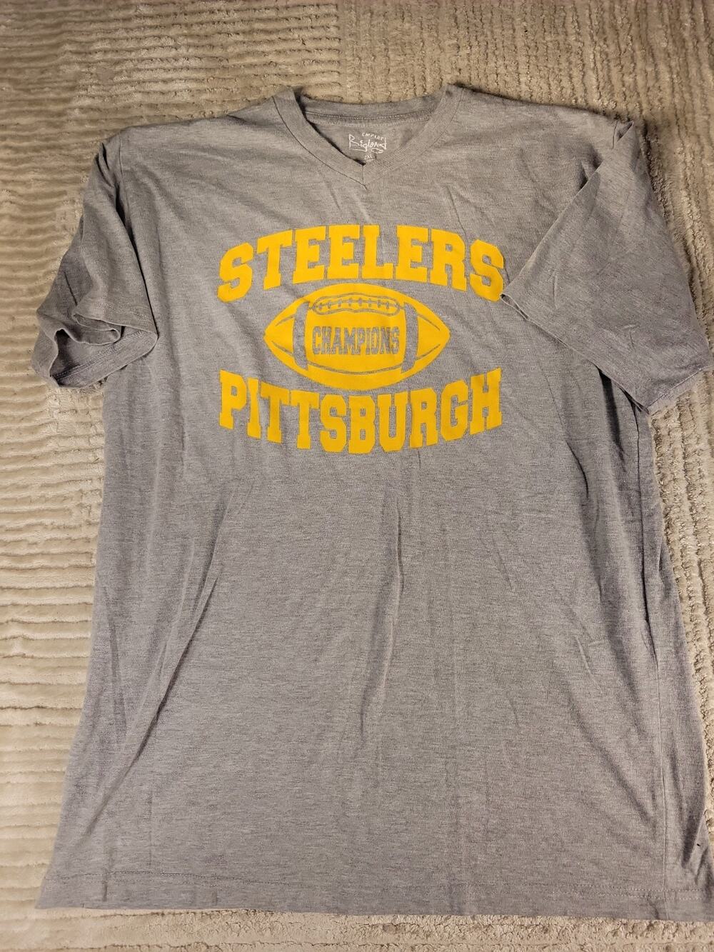 Pittsburgh Steelers T Shirt Football Mens Size 2XL Top Tee Tshirt Adult XXL